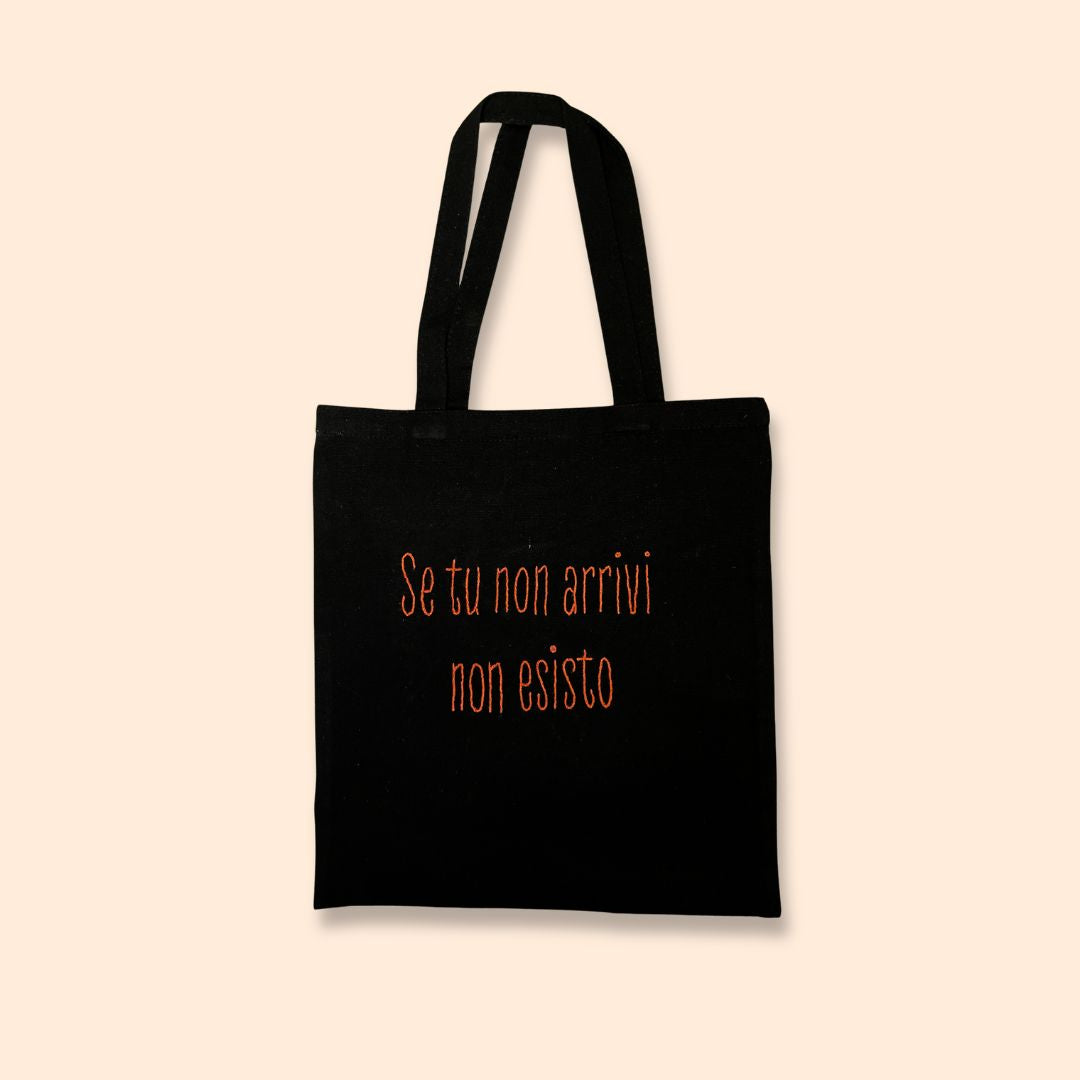 Tote Bag in Tela Ricamata a Mano – Ciao Ornella - Limited Edition
