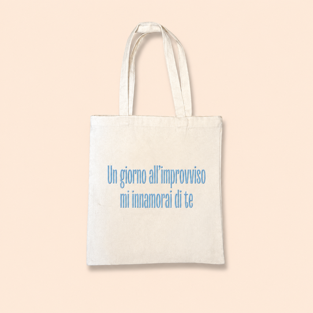 Tote bag in tela ricamata a mano - Centenario del Napoli Limited edition